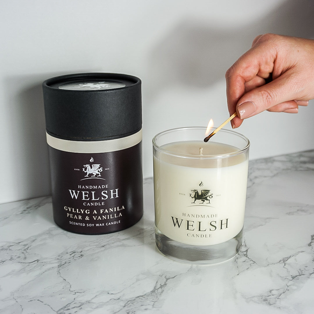 Pear & Vanilla Glass Jar Candle