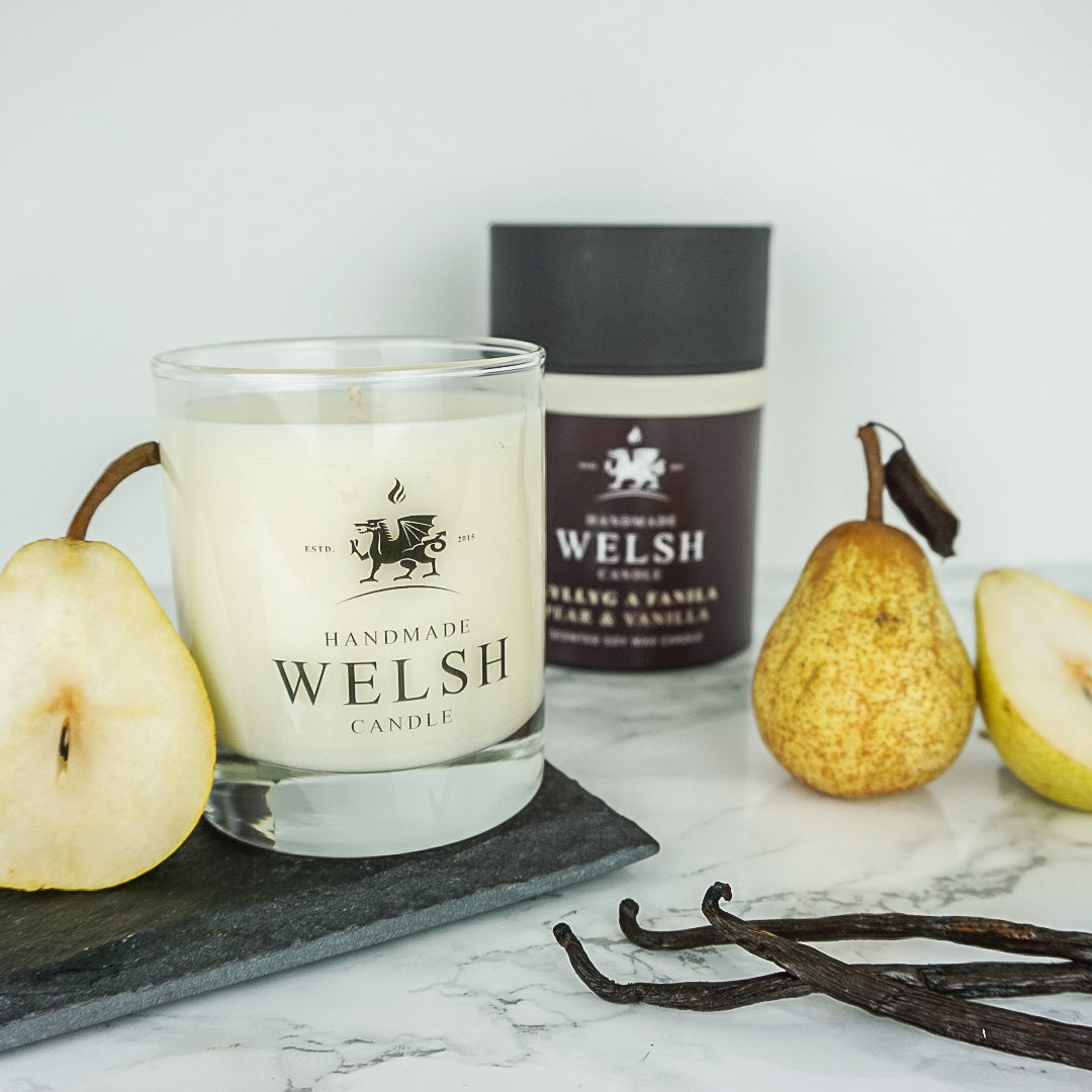 Pear & Vanilla Glass Jar Candle