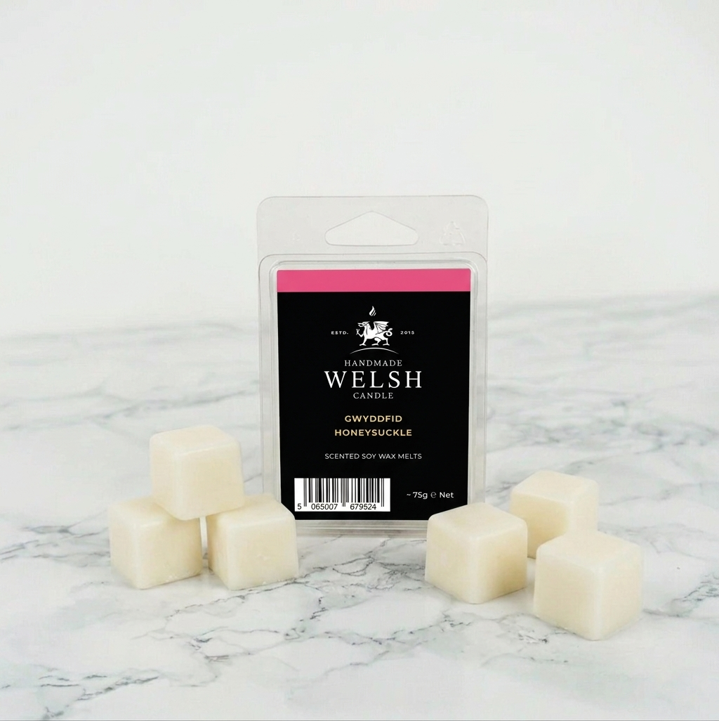 Handmade Welsh Candle | Honeysuckle Wax Melts