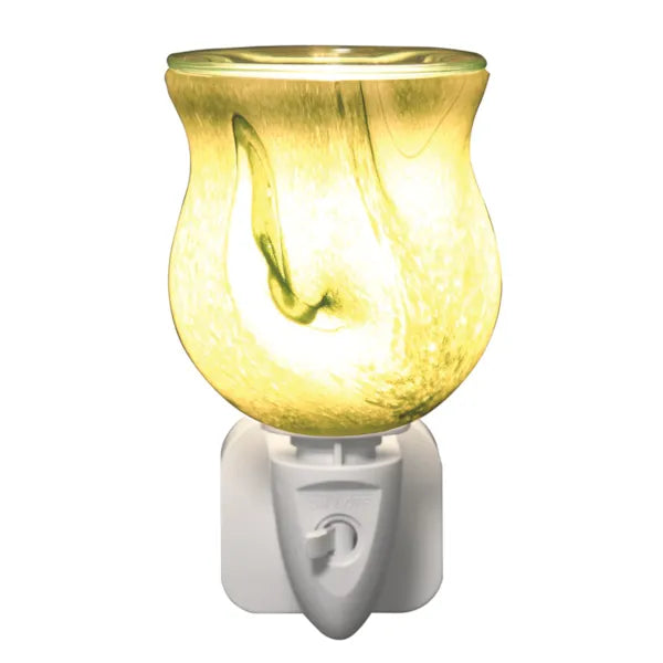 Aroma  Green Swirl  Plugin Wax Burner