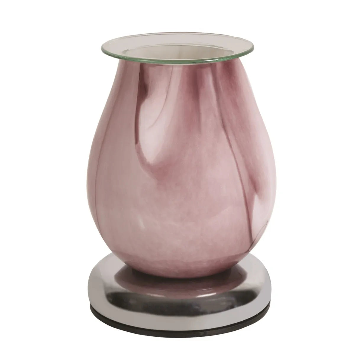 Aroma Purple Swirl Oval Electric Wax Burner