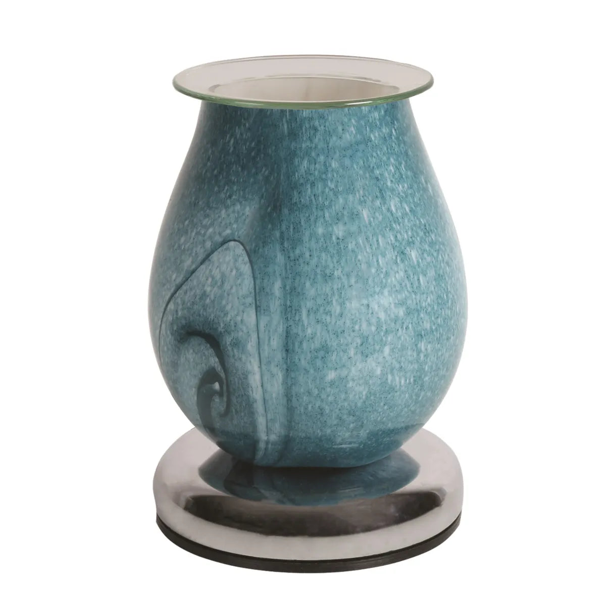 Llosgydd Cwyr Trydan Hirgrwn Aroma Teal Swirl