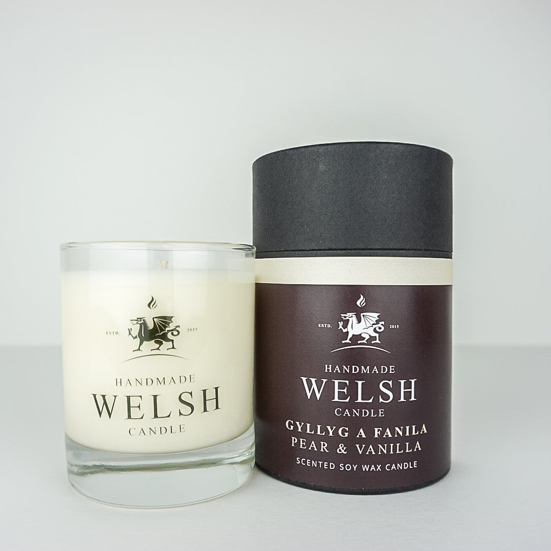 Pear & Vanilla Glass Jar Candle
